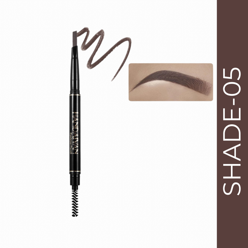 HANDAIYAN Painted Natural Double Eyebrow Pen: 05 DARK BROW