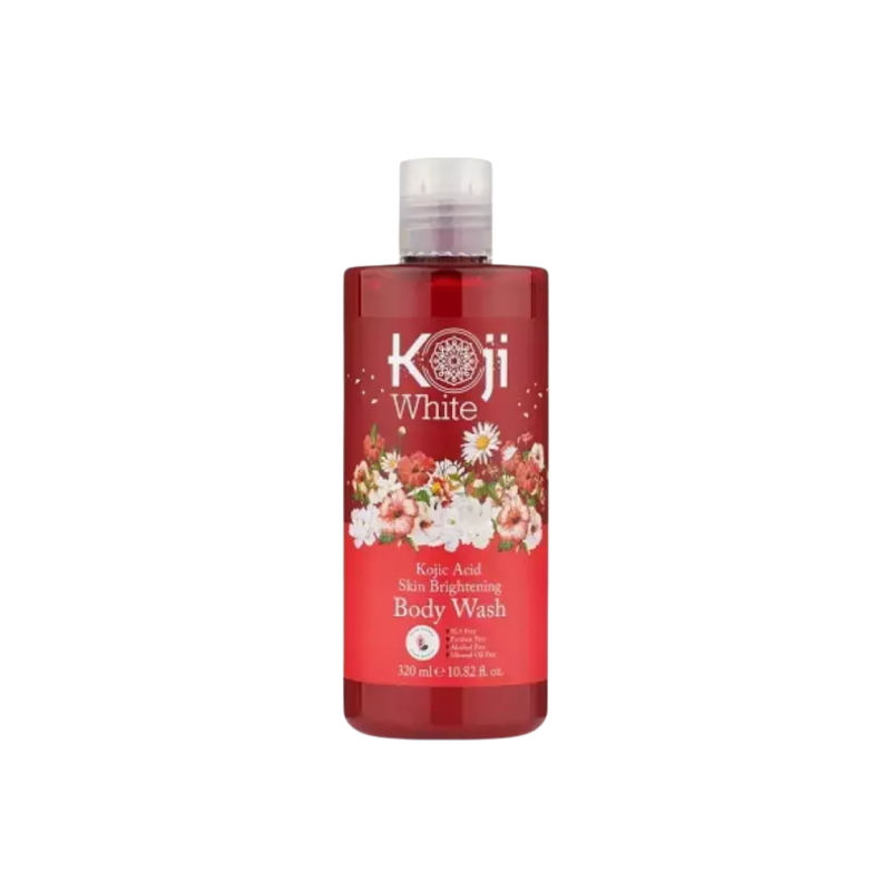 Koji White Kojic Acid Skin Brightening Body Wash (320ml)