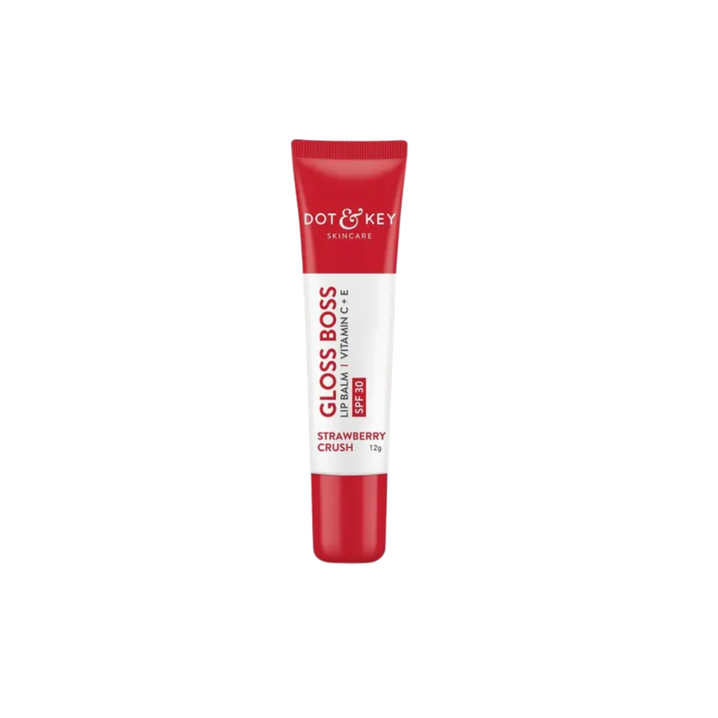 Dot & Key Gloss Boss Vitamin C + E Lip Balm SPF 30 #Strawberry Crush (12gm)