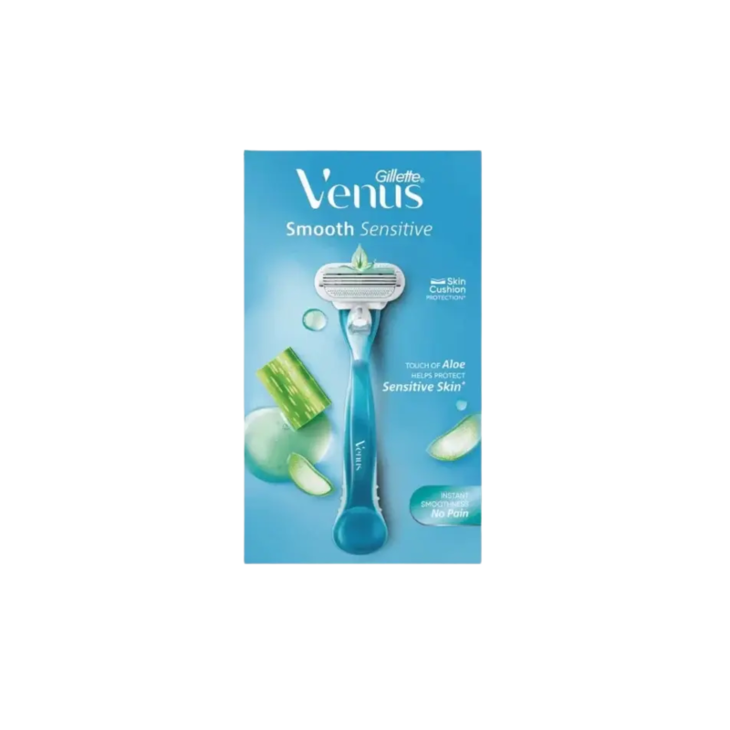 Gillette Venus Smooth Sensitive Aloe Hair Removal Razor