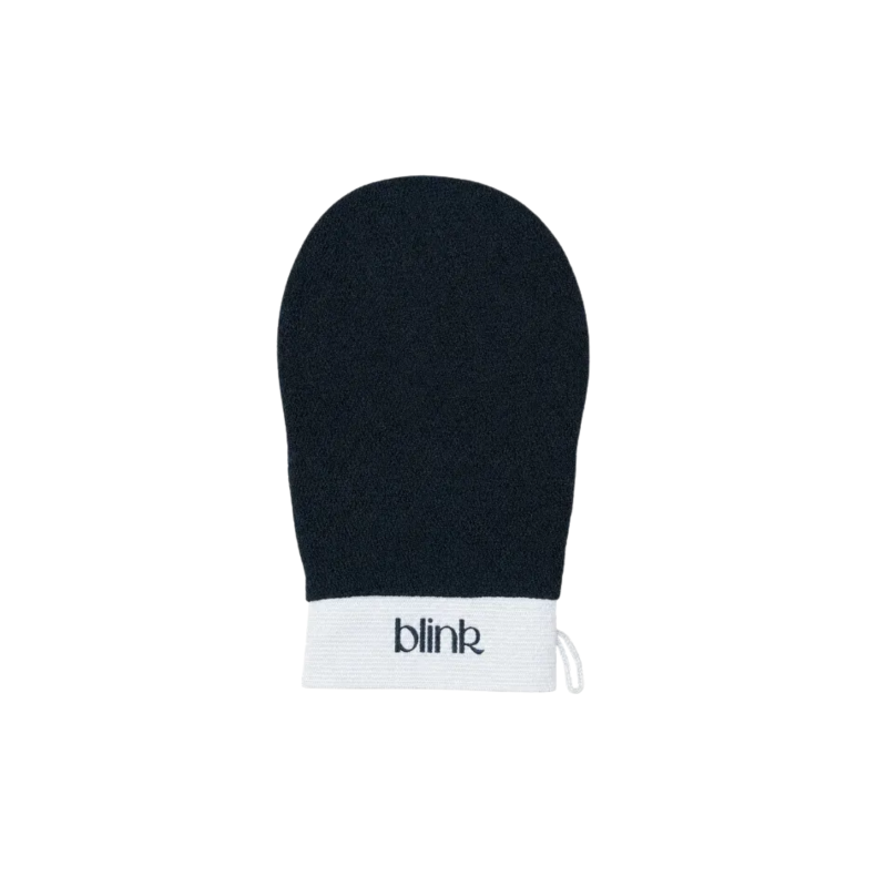 Blink Body Scrubber Exfoliator Gloves #Black