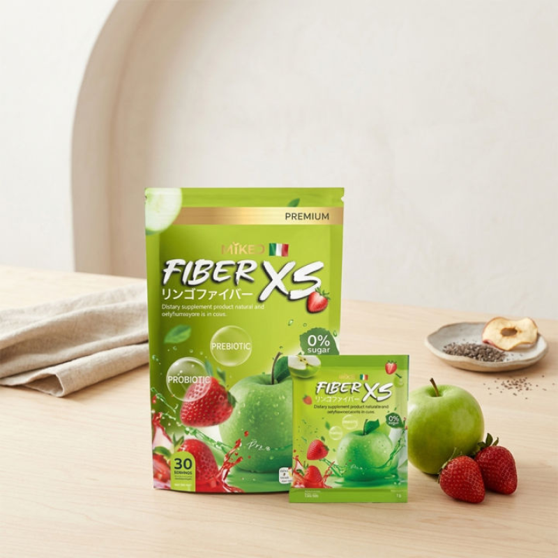 MIKEO Fiber XS Dietary Supplement Probiotic (30 Sachets)