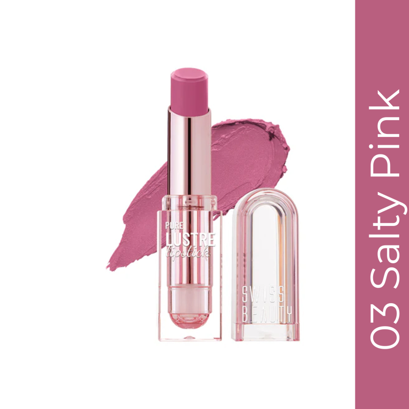 Swiss Beauty Pure Lustre Lipstick 03 Salty Pink