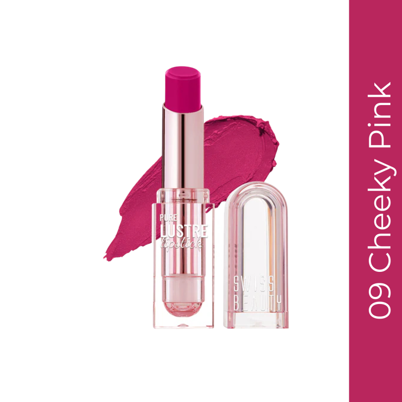 Swiss Beauty Pure Lustre Lipstick 09 Cheeky Pink