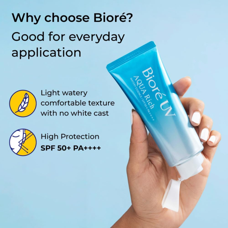 Biore UV Aqua Rich Watery Essence Sunscreen SPF50+ 70ml